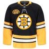 Boston Bruins Fanatics Premium 100th Anniversary Custom 2024-25 Alternate Schwarz Trikot - Herren